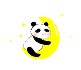 Panda A sticker #10131945