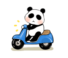 Panda A sticker #10131946