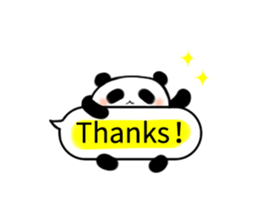 Panda A sticker #10131949