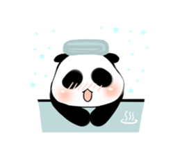Panda A sticker #10131950