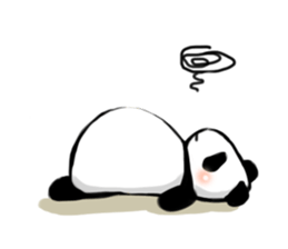 Panda A sticker #10131953