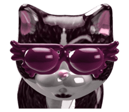 Shiny cat Koume sticker #10134540