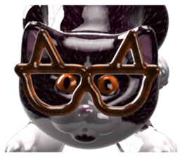 Shiny cat Koume sticker #10134546