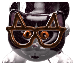 Shiny cat Koume sticker #10134546