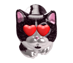 Shiny cat Koume sticker #10134559
