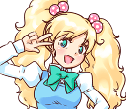 BlondGirlSticker sticker #10173347