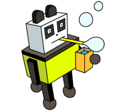 dorodoro ver 5 / Block characters NO. 01 sticker #10226765