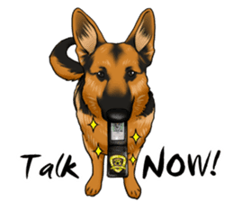 German Shepherd Dogs. sticker #10293985