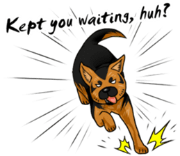 German Shepherd Dogs. sticker #10293994