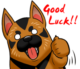 German Shepherd Dogs. sticker #10293996
