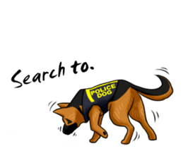 German Shepherd Dogs. sticker #10294003