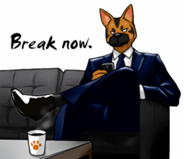 German Shepherd Dogs. sticker #10294012
