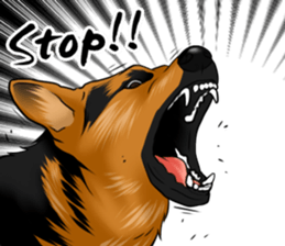 German Shepherd Dogs. sticker #10294018