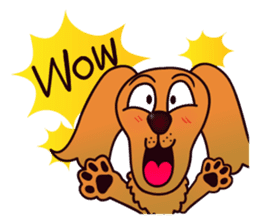 my lovely dog "Cookie" (English) sticker #10311065