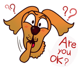 my lovely dog "Cookie" (English) sticker #10311083