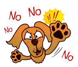 my lovely dog "Cookie" (English) sticker #10311086