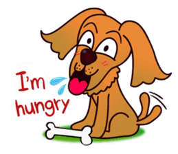 my lovely dog "Cookie" (English) sticker #10311095