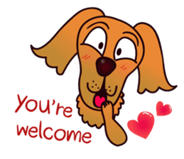 my lovely dog "Cookie" (English) sticker #10311098