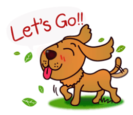 my lovely dog "Cookie" (English) sticker #10311099