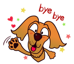 my lovely dog "Cookie" (English) sticker #10311102