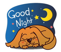 my lovely dog "Cookie" (English) sticker #10311103