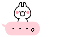 Small cute rabbit!! sticker #10372471