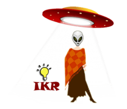 Alien Contact TextSpeak sticker #10383249