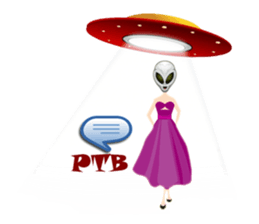 Alien Contact TextSpeak sticker #10383271