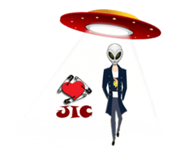 Alien Contact TextSpeak sticker #10383275