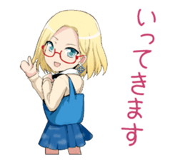 Claudia Madobe. Azure official character sticker #10413073