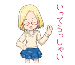 Claudia Madobe. Azure official character sticker #10413074