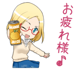 Claudia Madobe. Azure official character sticker #10413080