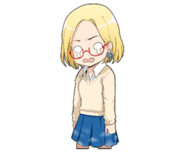Claudia Madobe. Azure official character sticker #10413083