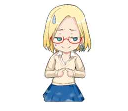 Claudia Madobe. Azure official character sticker #10413085