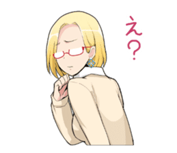 Claudia Madobe. Azure official character sticker #10413087