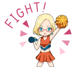 Claudia Madobe. Azure official character sticker #10413096