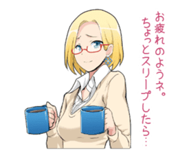 Claudia Madobe. Azure official character sticker #10413107