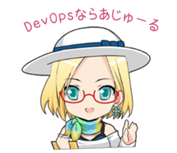 Claudia Madobe. Azure official character sticker #10413111