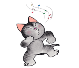 Funny Life of Cats sticker #10476069