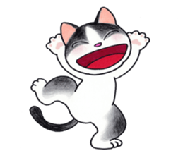 Funny Life of Cats sticker #10476070