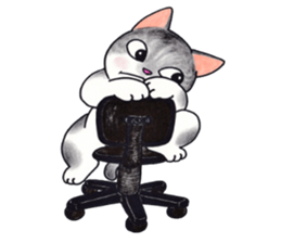 Funny Life of Cats sticker #10476072