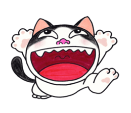 Funny Life of Cats sticker #10476075