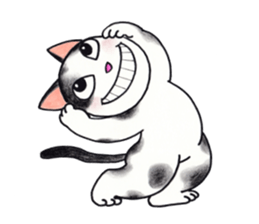 Funny Life of Cats sticker #10476077