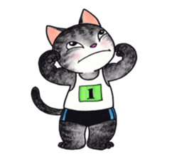 Funny Life of Cats sticker #10476079