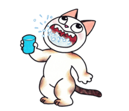 Funny Life of Cats sticker #10476080