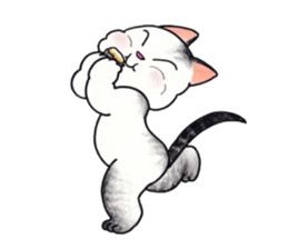 Funny Life of Cats sticker #10476082