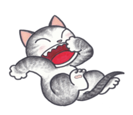 Funny Life of Cats sticker #10476086