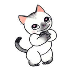 Funny Life of Cats sticker #10476087