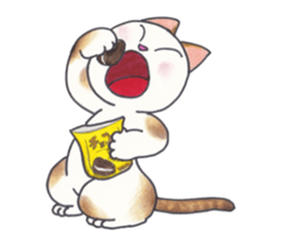 Funny Life of Cats sticker #10476096