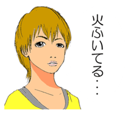 Word of programmer lady sticker #10526322